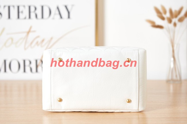 Chanel BOWLING BAG AS3740 white