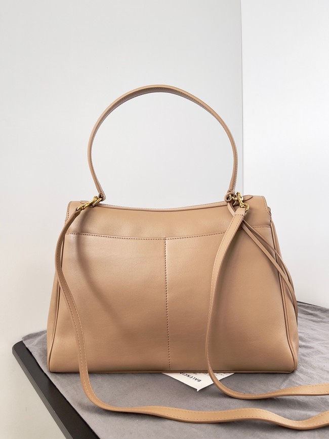 Balenciaga Rodeo Handbag smooth calfskin 795457 Apricot