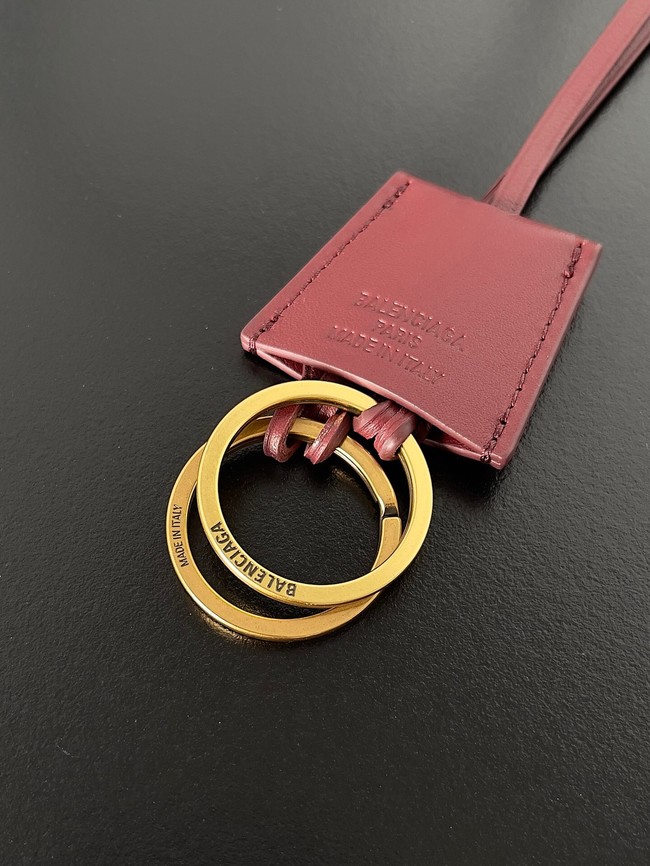 Balenciaga Rodeo Handbag smooth calfskin 795457 Burgundy