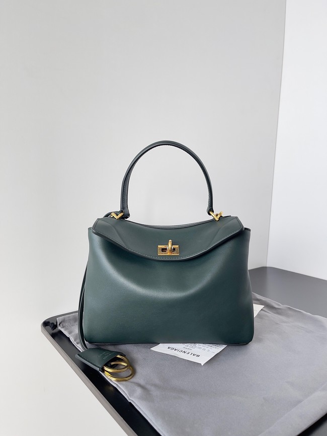 Balenciaga Rodeo Mini Handbag smooth calfskin 795456 lake green
