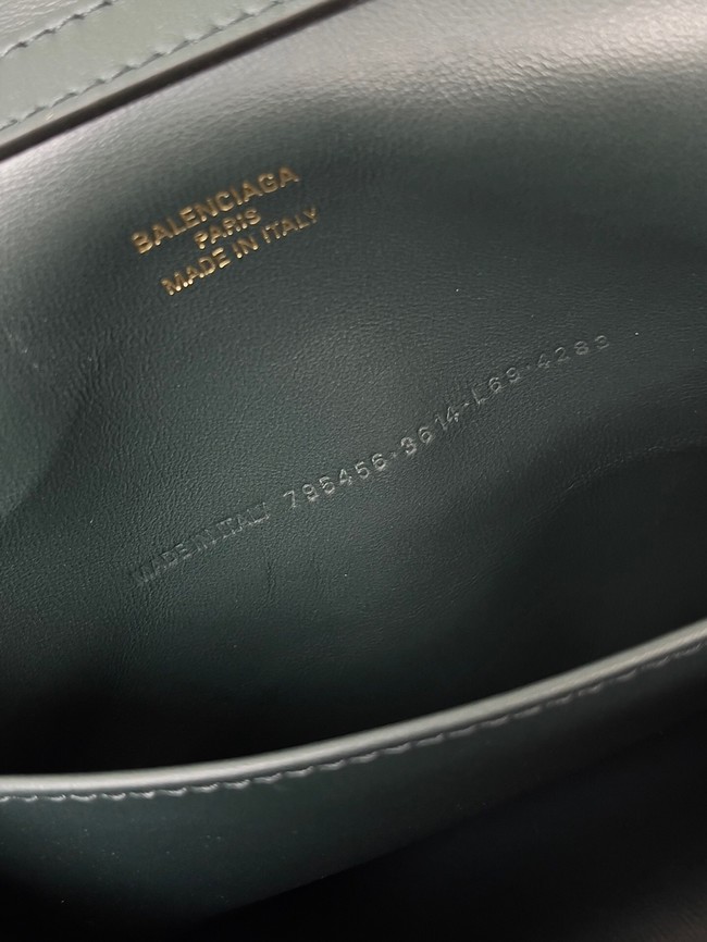 Balenciaga Rodeo Mini Handbag smooth calfskin 795456 lake green