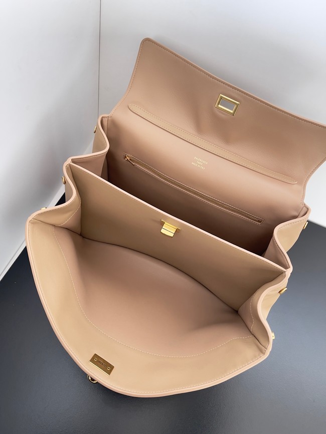 Balenciaga Rodeo Handbag Large smooth calfskin 795458  Apricot