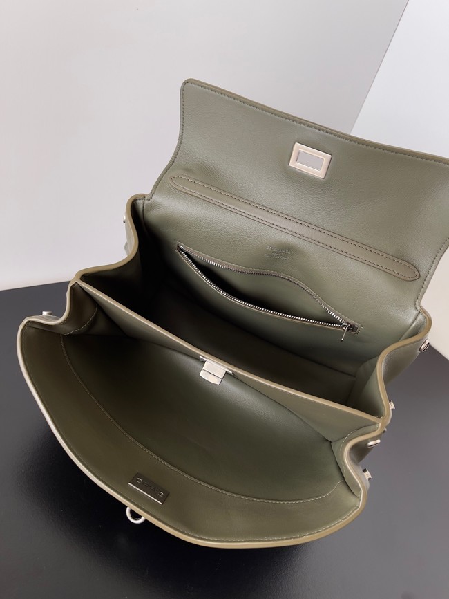 Balenciaga Rodeo Handbag Large smooth calfskin 795458 green