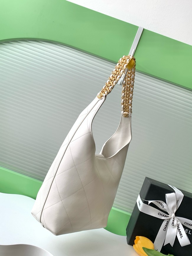 Chanel HOBO HANDBAG AS5403 white