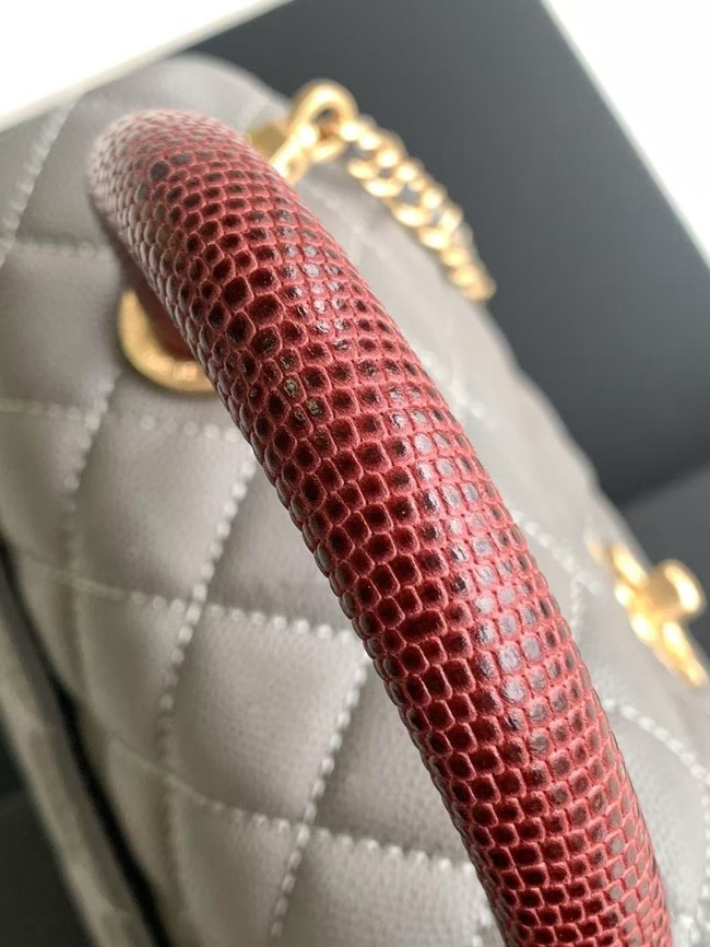 Chanel FLAP BAG WITH TOP HANDLE 92990-15