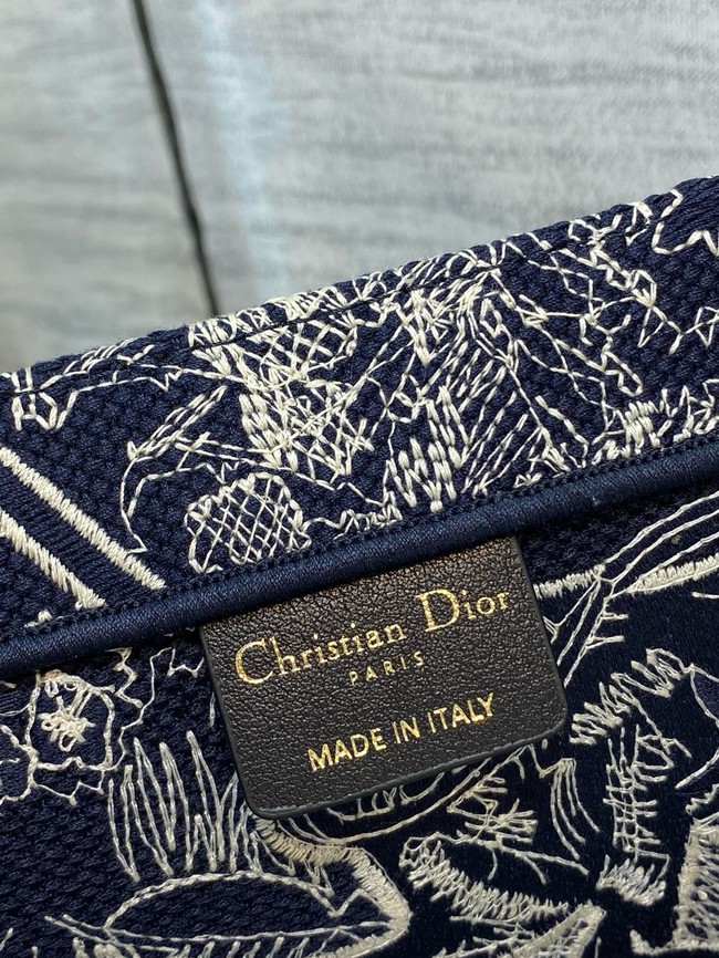 Large Dior Book Tote Embroidery Embroidery M1286ZEDX-5