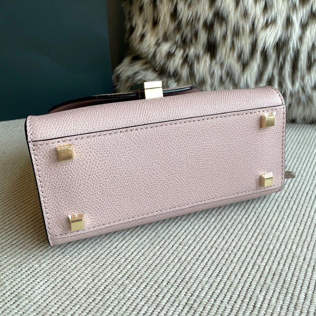 Valextra Iside Top Handle Mini Bag 00359 light pink