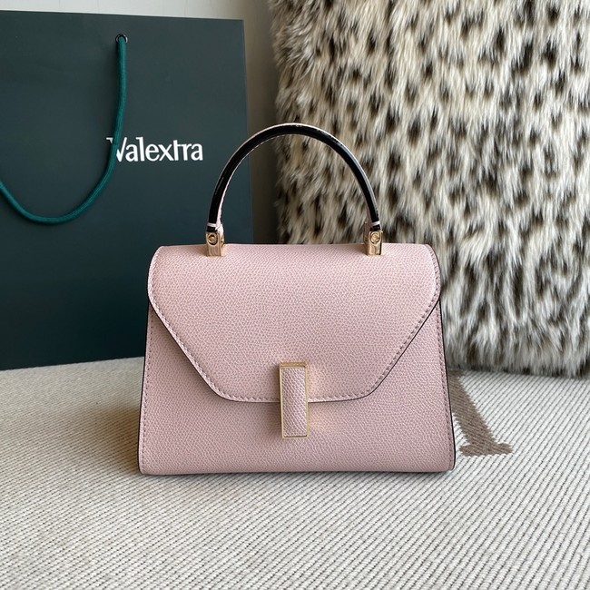 Valextra Iside Top Handle Mini Bag 00359 light pink