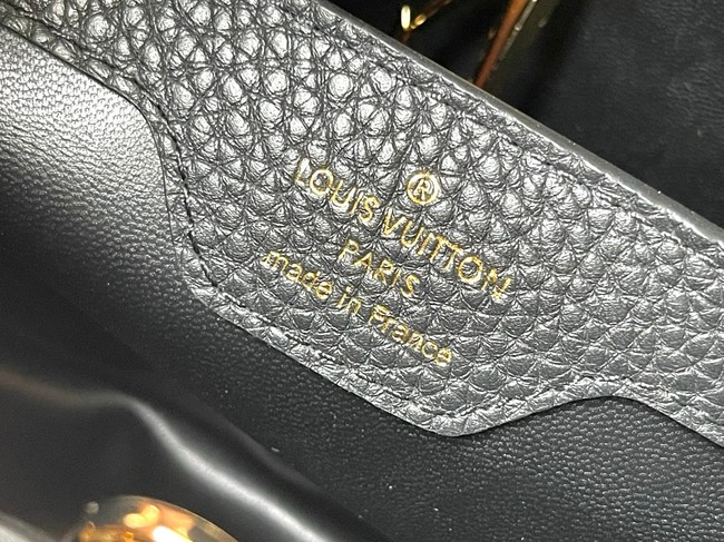 Louis Vuitton Capucines MM M23331 black&Crystal