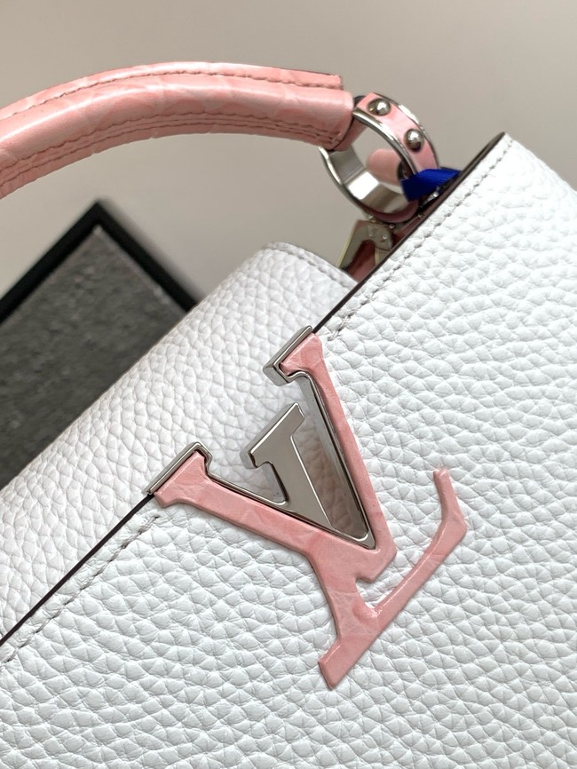 Louis Vuitton Capucines Mini M96498 white&pink