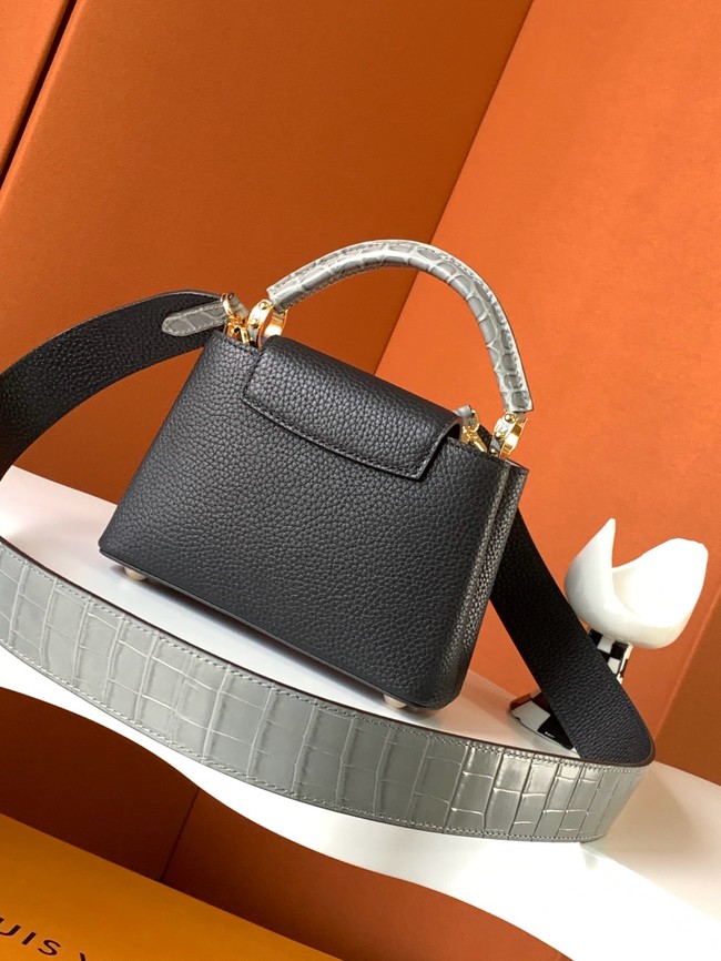 Louis Vuitton Capucines Mini M96498 black&gray