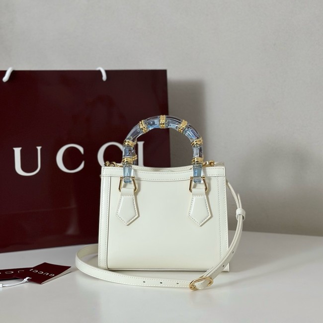 GUCCI BAMBOO DIVA SMALL BAG 832938 WHITE