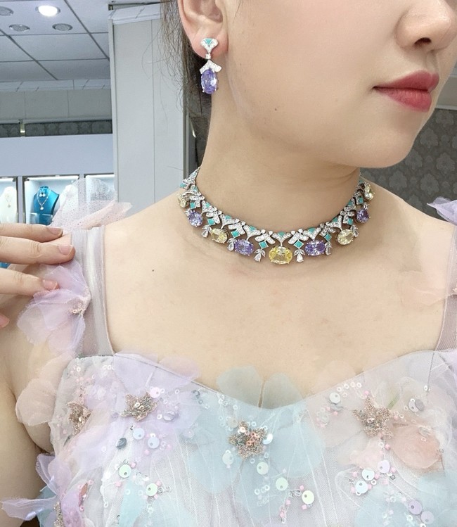 BVLGARI necklace&Earring CE17004