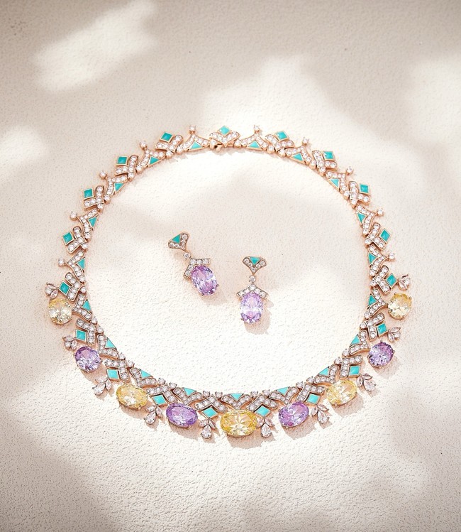 BVLGARI necklace&Earring CE17004