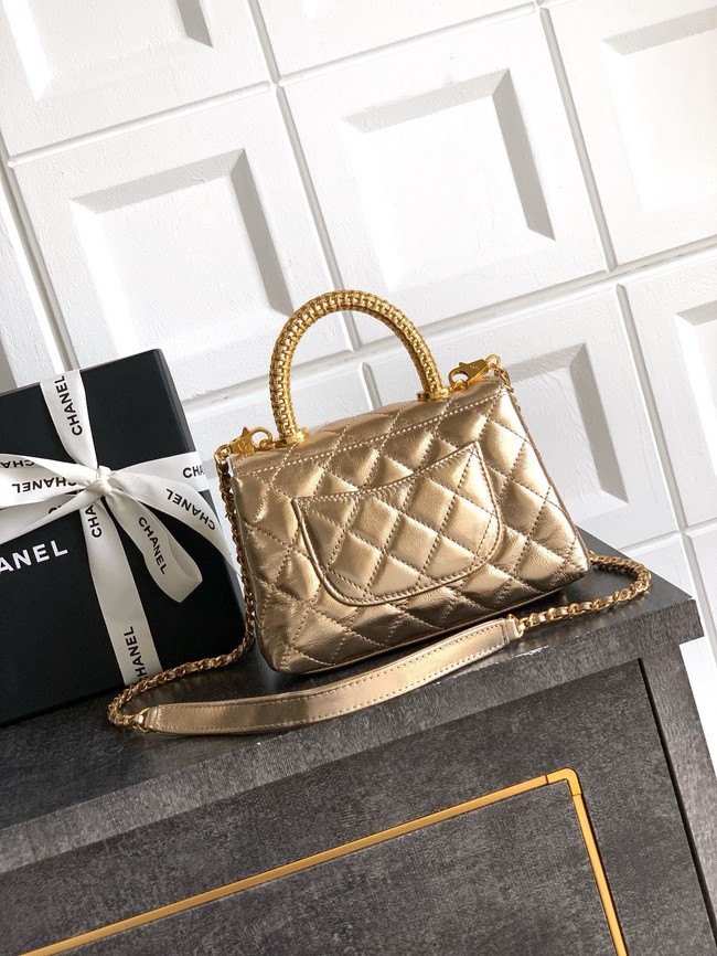 Chanel FLAP BAG WITH TOP HANDLE 92990-18