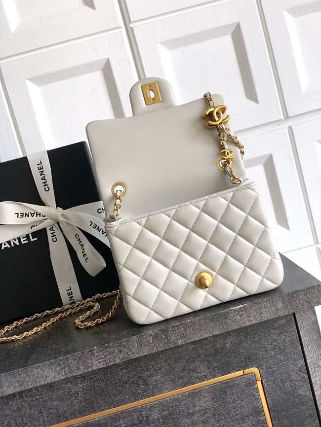 Chanel Mini Flap Bag AS5758 Light Grey
