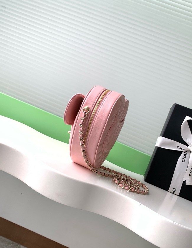 CHANEL Heart Bag AS5764 pink