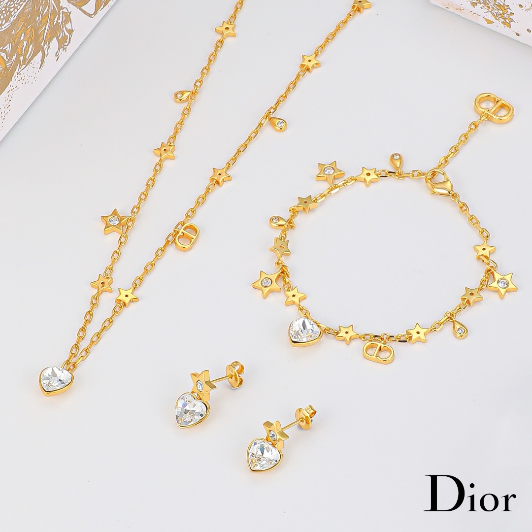 Dior necklace&Bracelet&Earring CE81083
