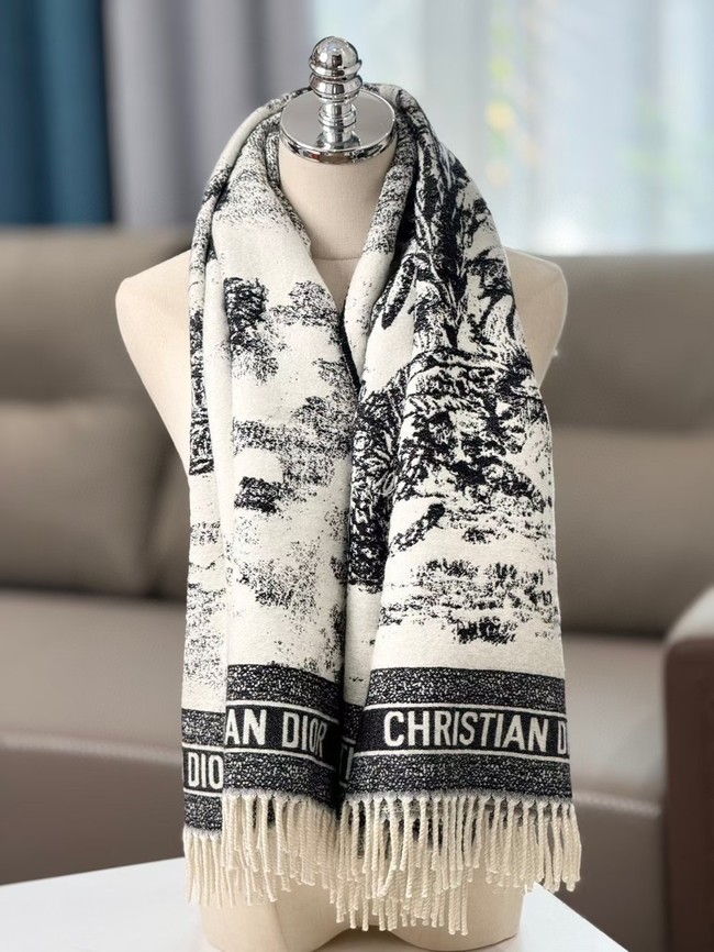 Dior Oblique Poncho Cashmere 21DOB7