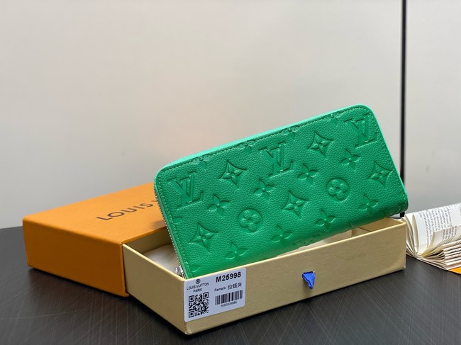 Louis Vuitton Zippy Wallet M25998 green