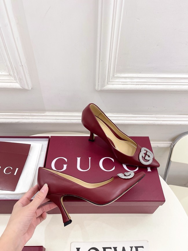 Gucci Womens pump with crystal Interlocking G 852995 -4