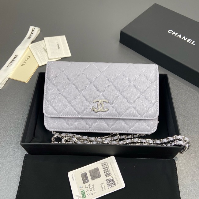 Chanel Wallet On Chain AP3723 light Purple