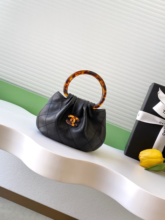 CHANEL mini Hobo Bag AS4981 black