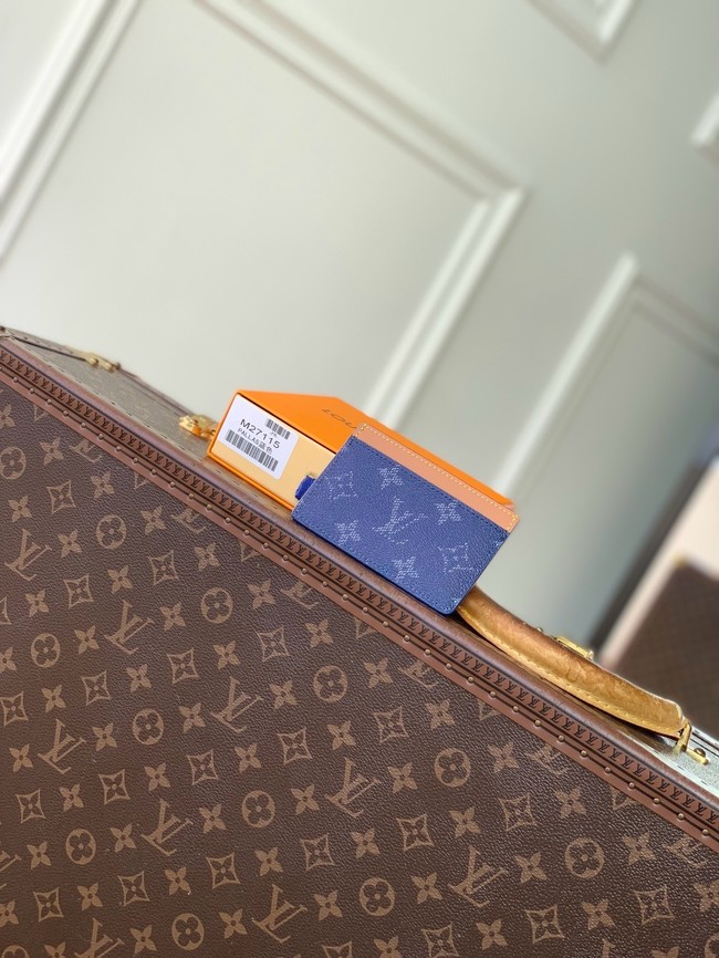 Louis Vuitton Card Holder M27116 blue