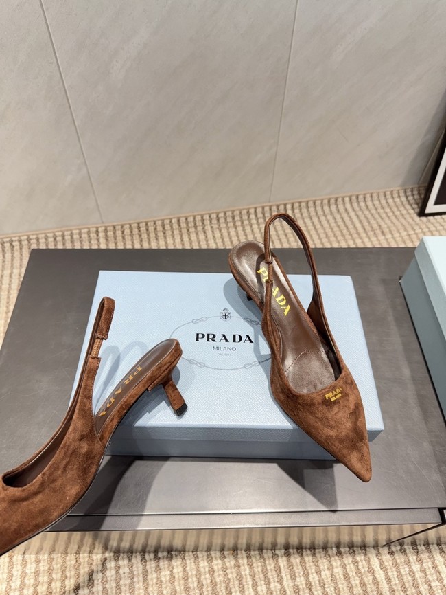 Prada leather slingback pumps 1I901M-2