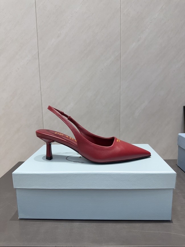 Prada leather slingback pumps 1I901M-7