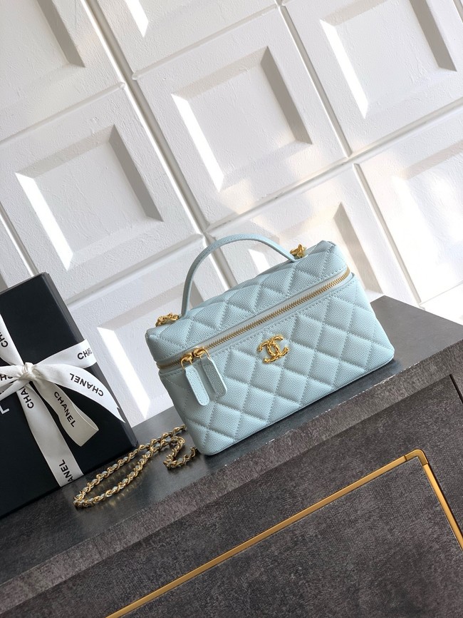 Chanel Vanity with Chain 26C AP4936 blue