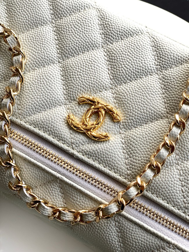 Chanel Vanity with Chain 26C AP4936 light gray