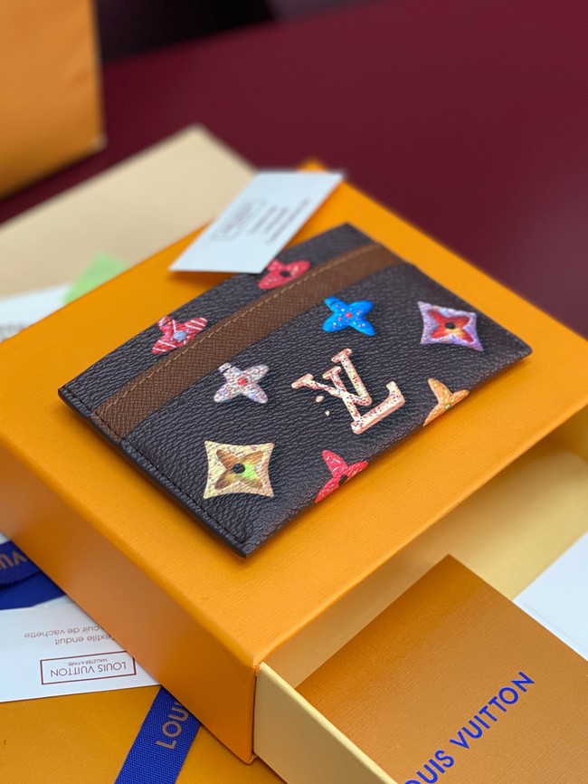 Louis Vuitton Card Holder  M28284 Chocolate