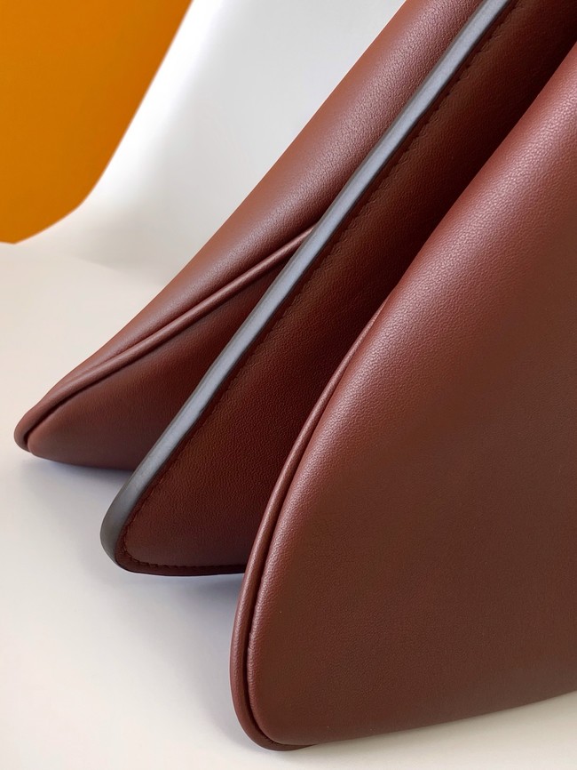 FENDI Way Medium Cowhide Bag 8BN367 wine red