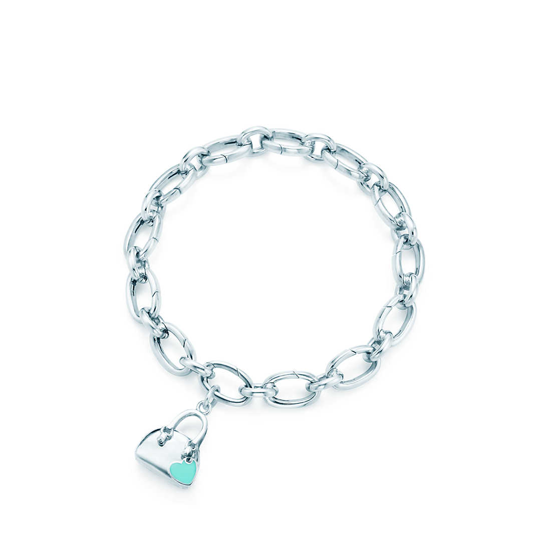 Handbag charm and bracelet