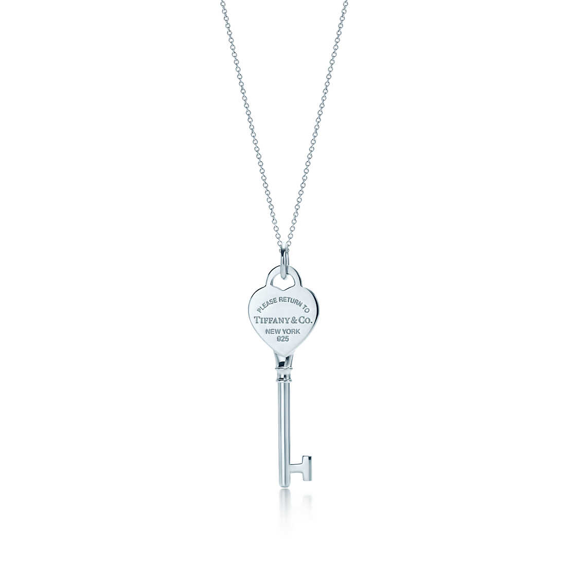 heart key pendant