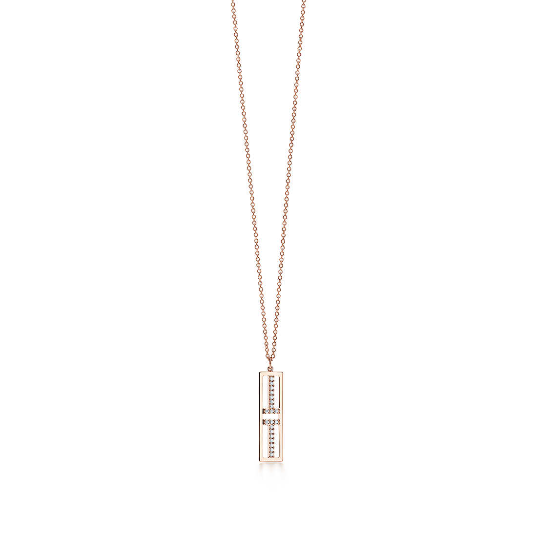 Two Open Vertical Bar Pendant