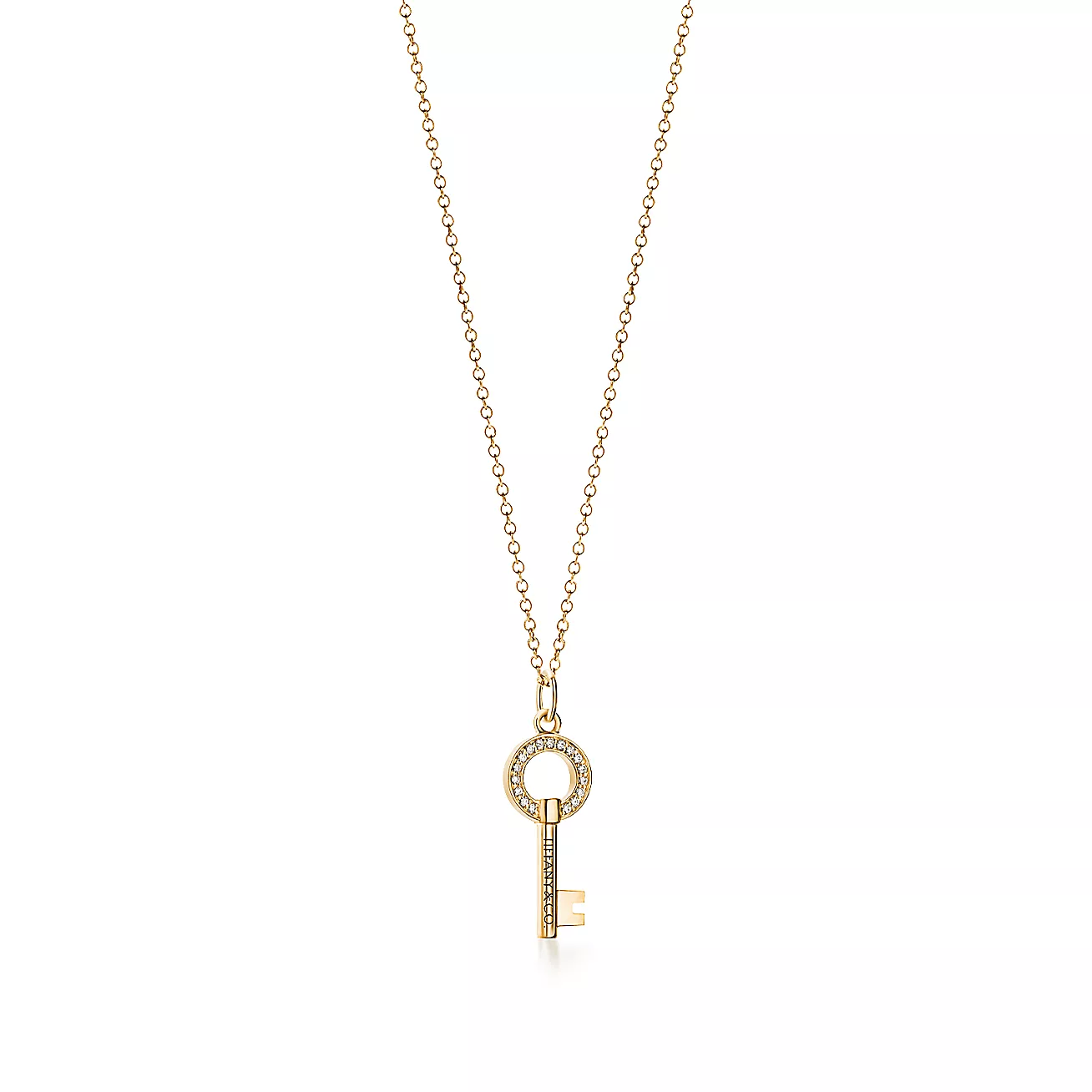 Tiffany Replica Modern Keys Open Round Key Pendant