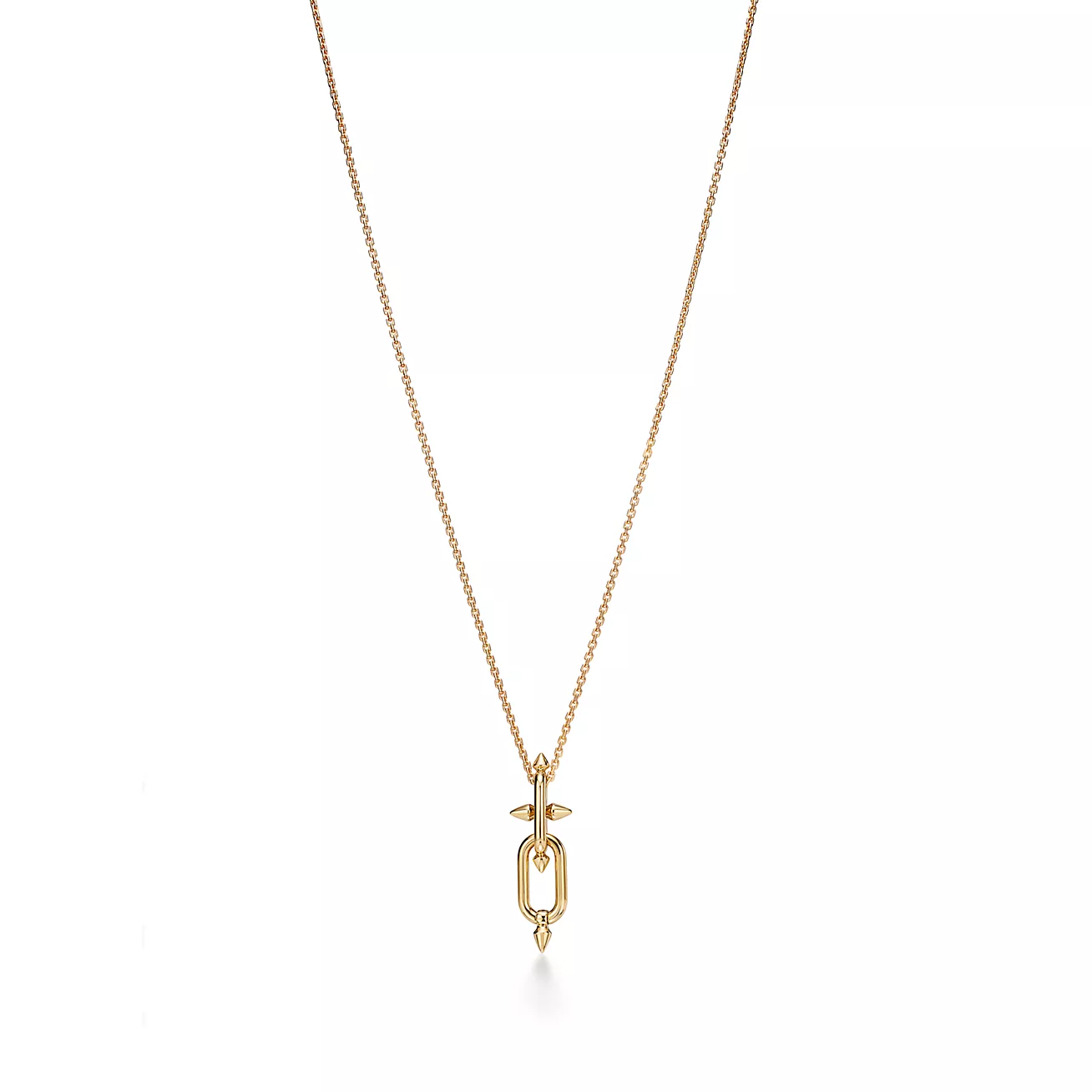 Replica Tiffany Titan by Pharrell Williams Pendantin Yellow Gold Dispaly