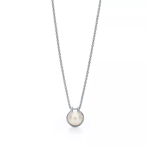 Replica Tiffany Freshwater Pearl Link Pendant