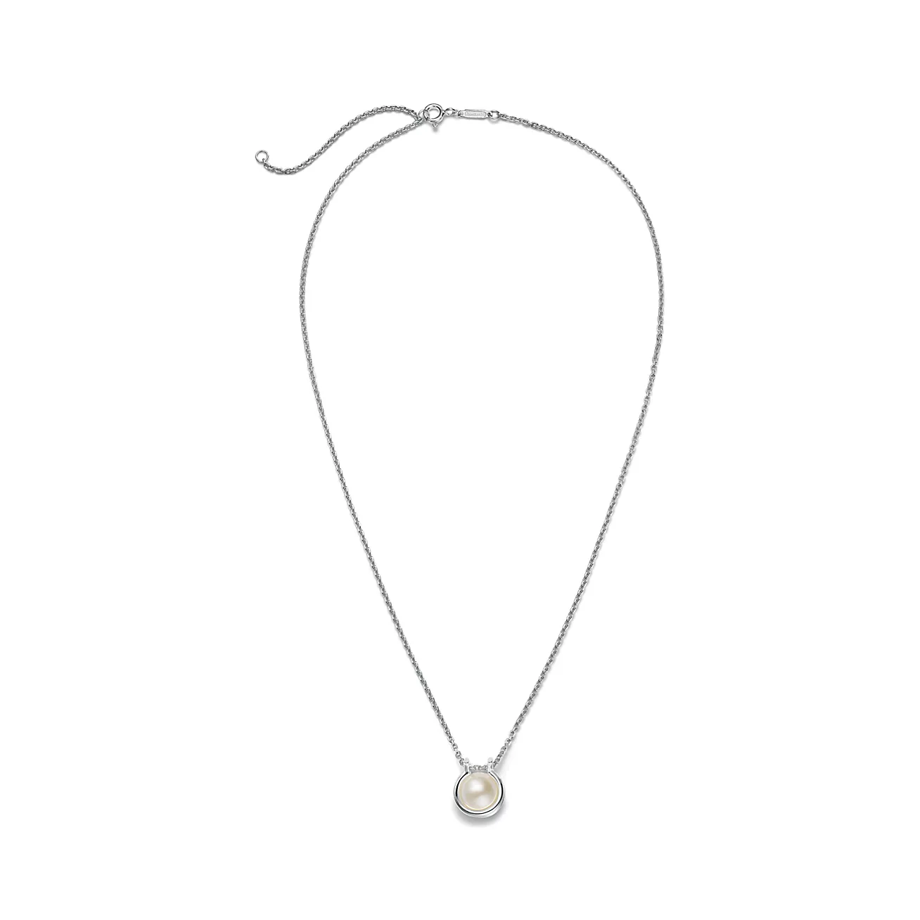 Replica Tiffany Freshwater Pearl Link Pendant